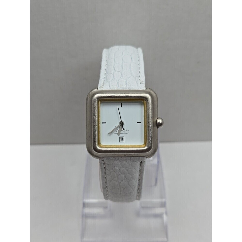 Womens Michael Graves MG5017 Square Quartz Watch Date 100 Ft New Battery